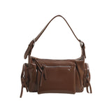 Women’s Soft PU Leather Under-Arm Hobo Bag – Multi-Pocket Tote for Work, Shopping & Travel