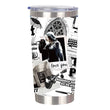 20oz Vacuum Insulated Stainless Steel Tumbler with Straw – Thermal Cup for Hot & Cold Drinks