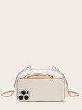 Women’s Gold-Closure Evening Clutch – Elegant Box Handbag for Weddings, Parties & Formal Events