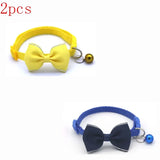 Adjustable Pet Collar with Bow Tie & Bell – Cute Dog Collar for Puppies, Cats & Rabbits, Stylish & Comfortable Design