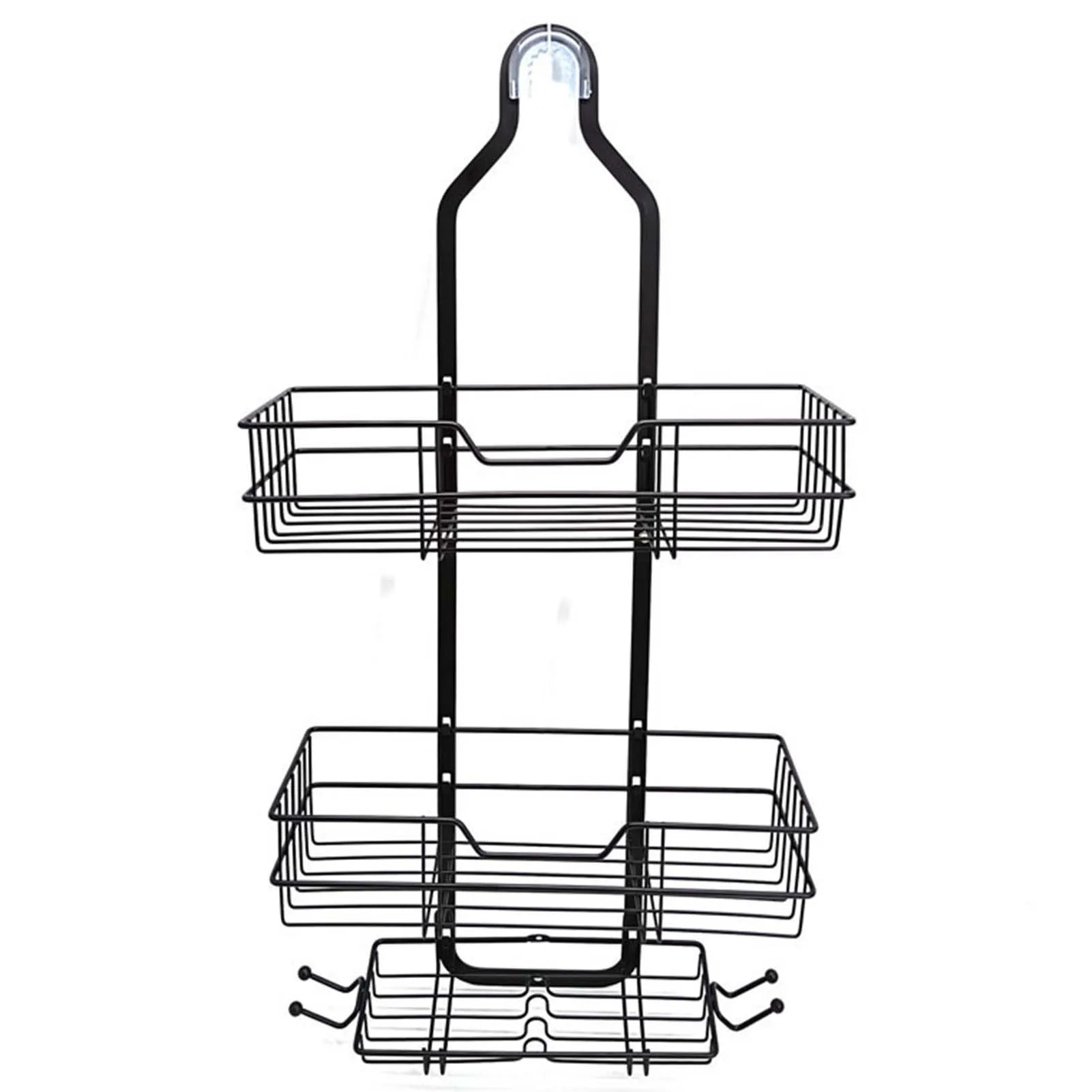 Large-Capacity Hanging Shower Caddy with Multiple Shelves – Towels & Bath Organizer Rack