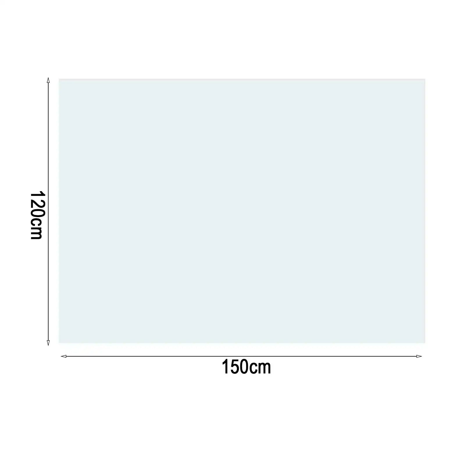 Clear Vinyl Tablecloth Protector – Waterproof Oil-Proof Transparent Plastic Sheet Table Cover (150 × 228 cm)