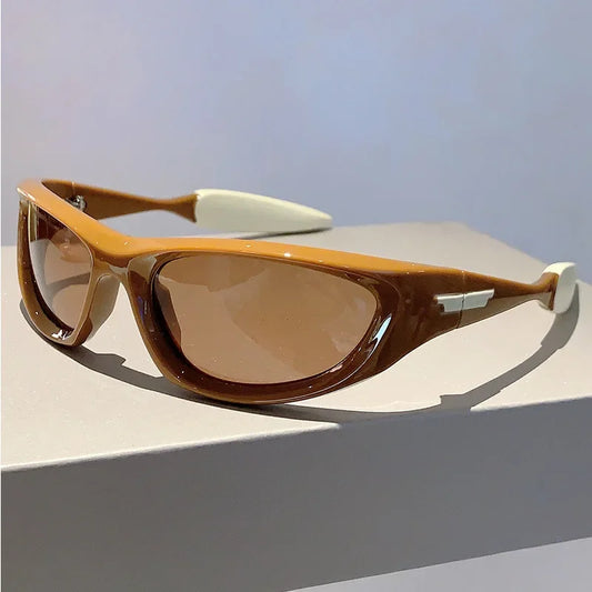 Luxury Y2K Sunglasses – Vintage Punk Designer Shades with UV400 Protection for Men & Women, Sport & Riding Goggles