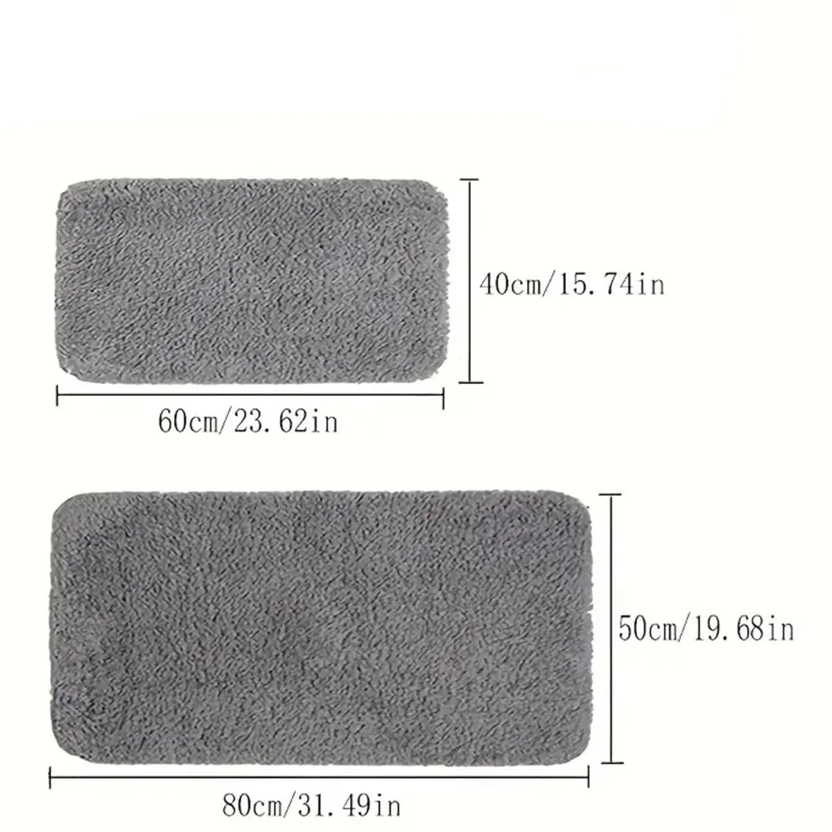 Anti-Slip Bathroom Floor Mat – Water-Absorbent & Quick-Dry Bath Rug for Home Décor