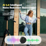 Quad-Mode Mini Wireless Lavalier Microphone – 4 Audio Modes, 48 kHz/24-bit, 330 ft Range, Lightweight