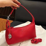 Women’s PU Leather Trendy Hobo Bag – Adjustable Strap Crossbody Tote Handbag