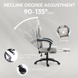 Dowinx Gaming Chair – Breathable Fabric Computer Chair with Pocket Spring Cushion, Gel Pad & Side Storage Bag
