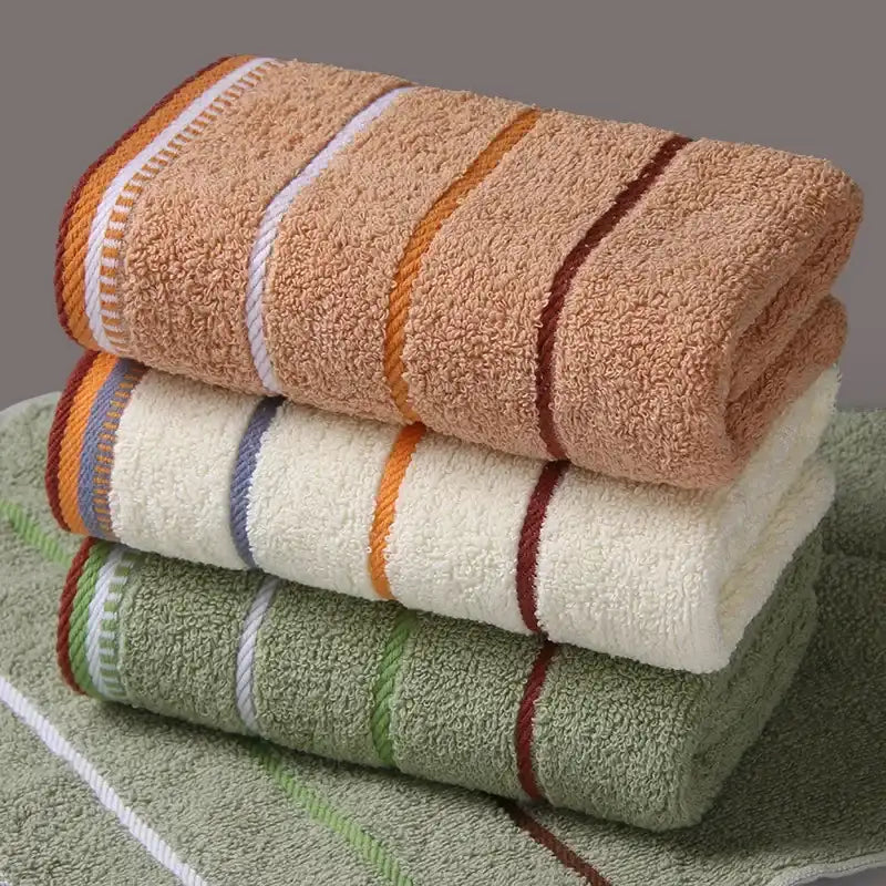 100% Cotton Thickened Hand & Face Towels – Super-Absorbent Bathroom Towels (Pack of 4)