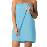 Women’s Quick-Drying Bath Towel Wrap – Soft Spa Body Wrap Bath Skirt with Adjustable Closure for Home, Gym & Travel