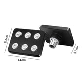 Water-Flow Rainfall Shower Head – Water-Saving Replacement Part for Shower System