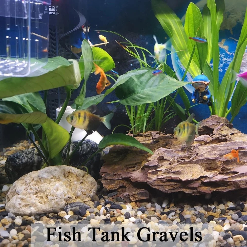 RiverStone 5-lb Aquarium Gravel – Decorative Pea Rocks for Fish Tanks, Planters & Vases (¼-inch