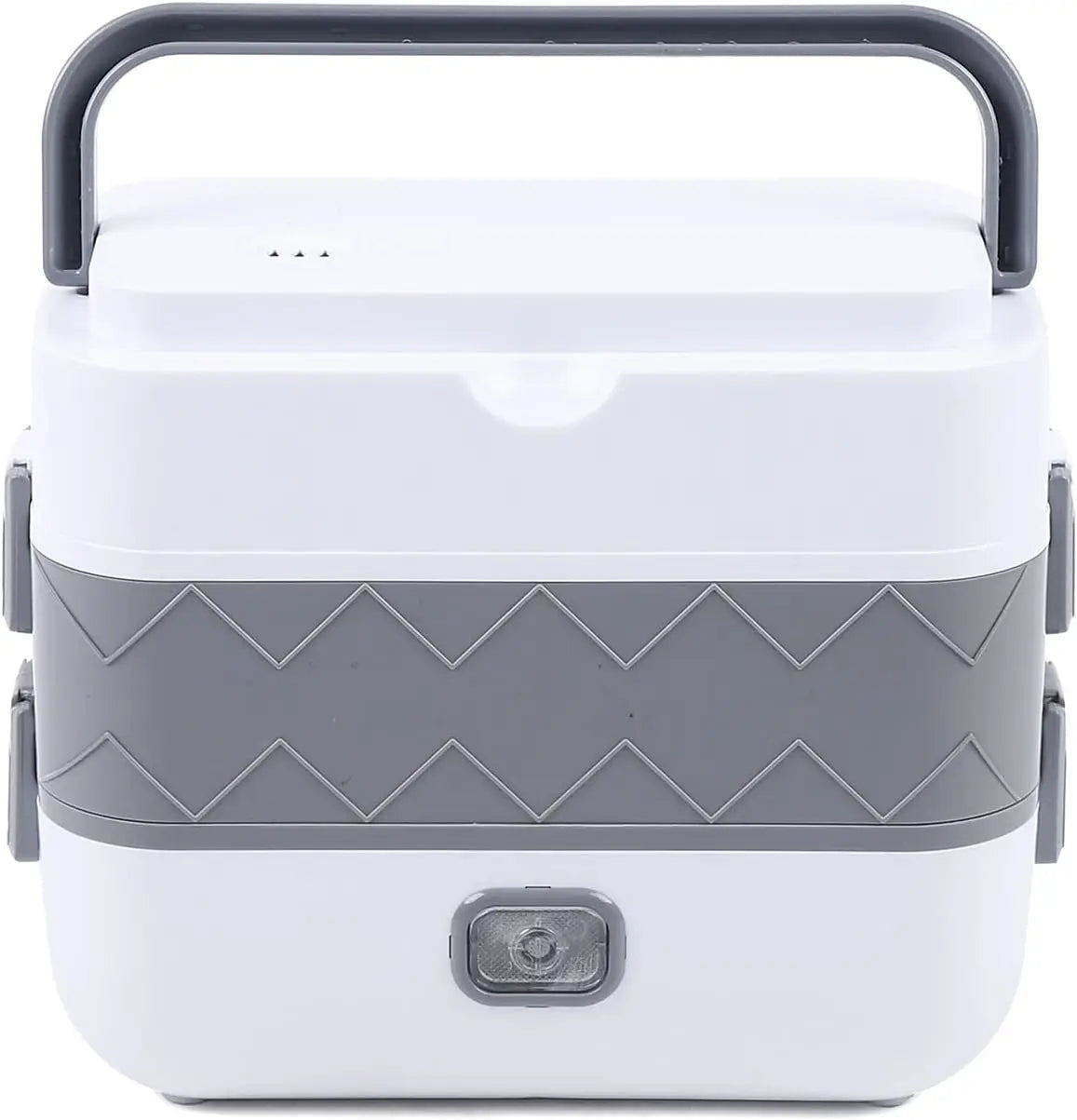 2-Layer 2-L Electric Lunch Box – Portable Self-Cooking Food Warmer Bento Container