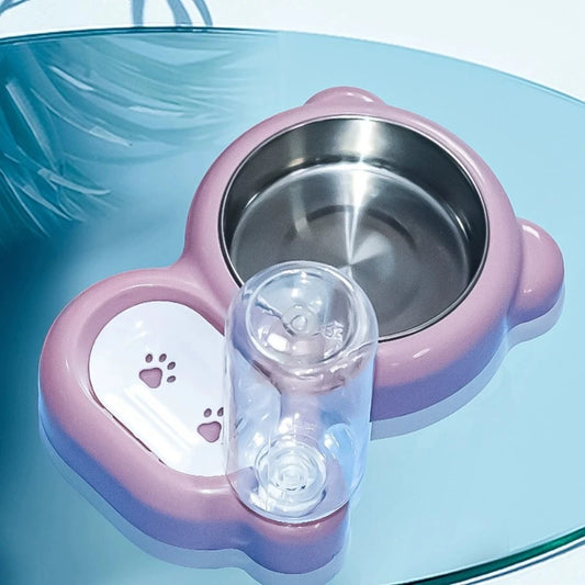 Auto Leak-Proof Pet Water Dispenser & Double Bowl Set – Durable Easy-Clean Feeding Station for Cats & Dogs