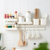 Premium Punch-Free Wall Hanging Storage Rack – Smart Board Organizer 🧩