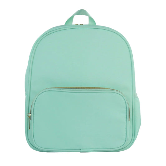 Green Customizable Nylon Backpack – Travel, School & Everyday Large Capacity Bag