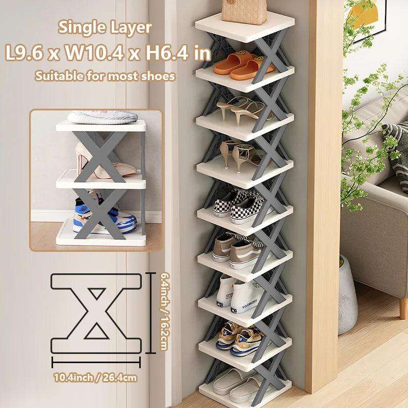 Shoe Organizer Rack – Multi-Layer, Detachable, Space-Saving Shelf for Home Use - PulinGO