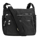 High-Capacity Waterproof Nylon Shoulder Bag – Casual Crossbody Handbag for Women
