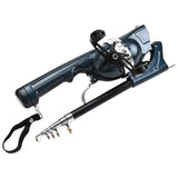“Portable Folding Telescopic Fishing Rod Set – Stainless Steel Mini Fishing Pole with Reel & Line for Travel”