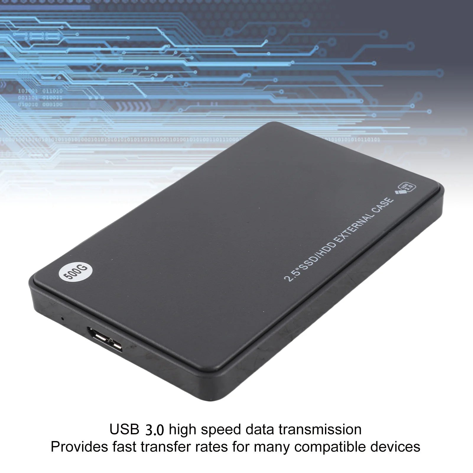 2.5″ Portable External Hard Drive – USB 3.0 High-Speed Storage HDD for Windows, 500GB/1TB Capacity