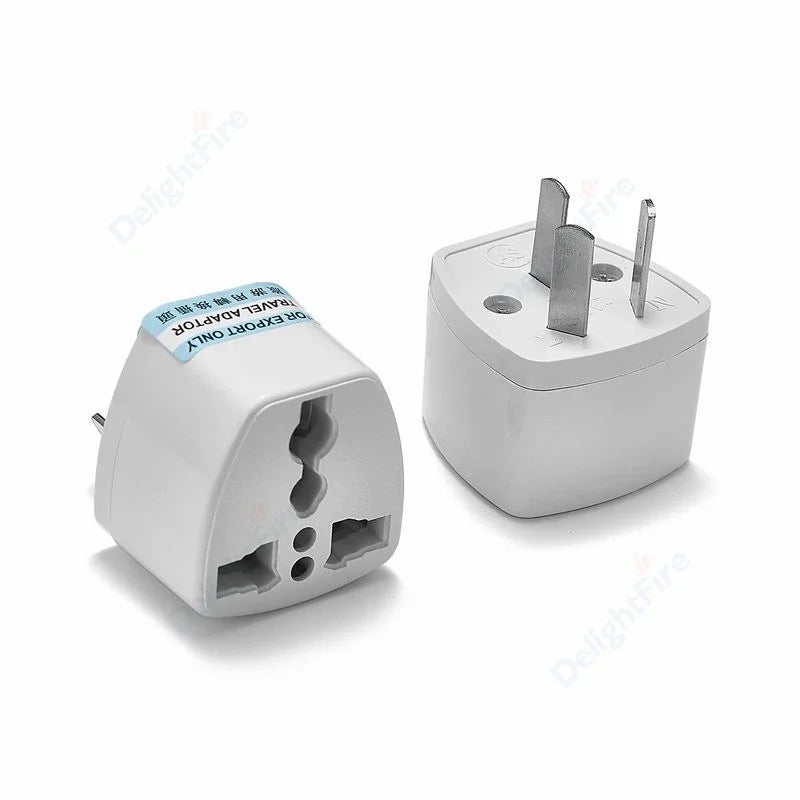 US to EU Plug Adapter – Universal Travel Power Converter for Korea, Europe, America, China, Canada, UK & AU