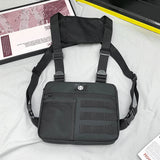 Men’s Anti-Theft Chest Vest Pack – Adjustable Oxford MOLLE Bag for Outdoor Sports & Travel Accessories