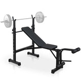 Home Gym Bench Press Set with Squat Rack & Adjustable Bench – Strength Training Equipment for Full-Body Workout