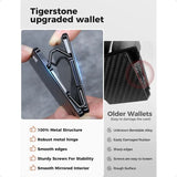Slim RFID-Blocking Metal Wallet for Men – Minimalist Aluminum Credit Card Holder with Money Clip (Holds up to 12 Cards)