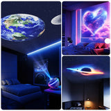 13-in-1 Planetarium Starry Galaxy Projector Night Light – 6 RGB Effects, 360° Rotation, Timer & Speed Control