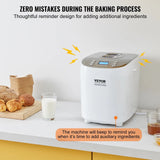VEVOR 3 lb Bread Maker – 15-in-1 Dough Machine with Non-Stick Ceramic Pan & Gluten-Free Setting 🍞