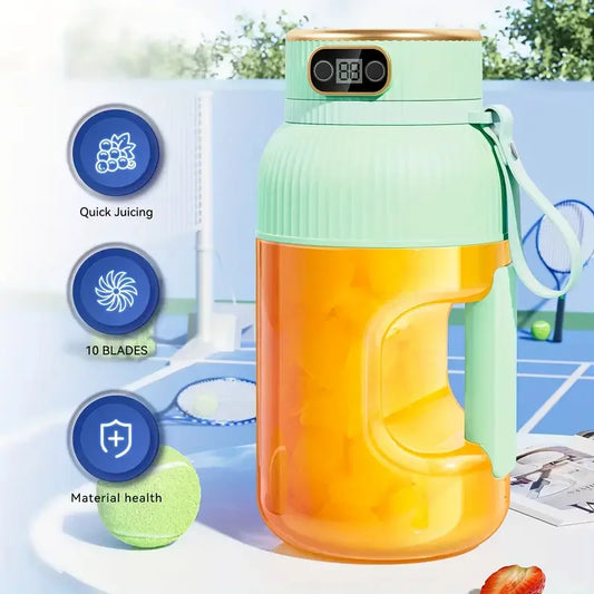 40oz USB Rechargeable Portable Blender – Dual Lids, Silicone Straw & BPA-Free Design for Smoothies & Shakes 🥤⚡