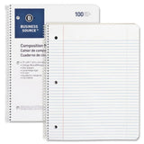 Wirebound College Ruled Notebook – 100-Sheet Single Subject Spiral Notebook for Office & School 📘