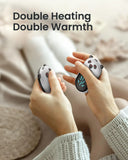 2-in-1 Portable Hand Warmer – Double-Sided Heating, Rechargeable Pocket Warmer for Winter & Outdoor Activities