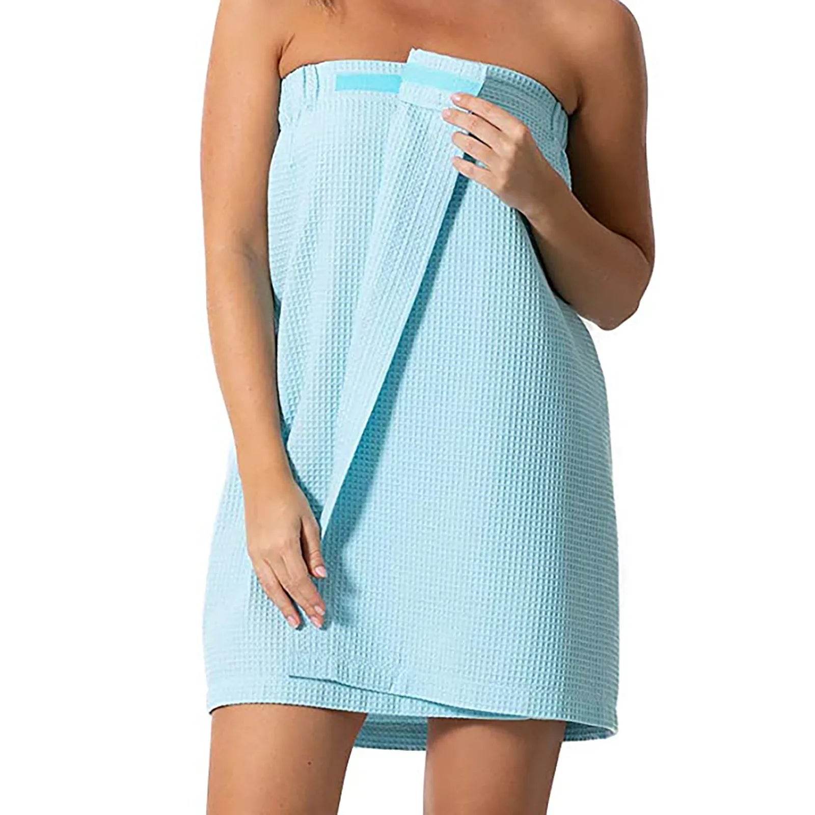 Women’s Quick-Drying Bath Towel Wrap – Soft Spa Body Wrap Bath Skirt with Adjustable Closure for Home, Gym & Travel