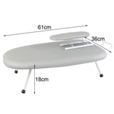 “Portable Mini Ironing Board with Removable & Washable Cover – Foldable Ironing Stand for Clothes”