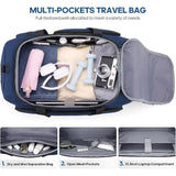 Versatile 3-in-1 Gym Duffel Bag with Shoe & Laptop Compartment – Anti-Theft Carry-On Travel Backpack