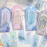 MR Paper 40-Piece PVC Shell Light Bookmarks – Streaming Dream Series Reading Markers