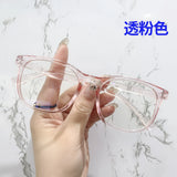 Transparent Anti-Blue Light Computer Glasses – Stylish Square Eyewear for Women & Men, Eye Protection for Work & Screen Use