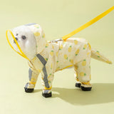 Small Dog Waterproof Raincoat with Tail & Feet Cover – Perfect Portable Jacket for Puppies
