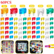 100-Piece Mini Blade Fuse Assortment Kit – Car & Truck Safety Set (5A / 10A / 15A / 20A / 25A / 30A)