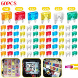 100-Piece Mini Blade Fuse Assortment Kit – Car & Truck Safety Set (5A / 10A / 15A / 20A / 25A / 30A)