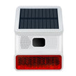 🌞 3PCS Solar Powered Motion Sensor Alarms – 110dB Audible & Visual Strobe Alarms for Farmhouses & Outdoor Security