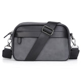 Men’s PU Leather Messenger Shoulder Bag – Square Design with Adjustable Strap for Daily, Travel & Versatile Wear