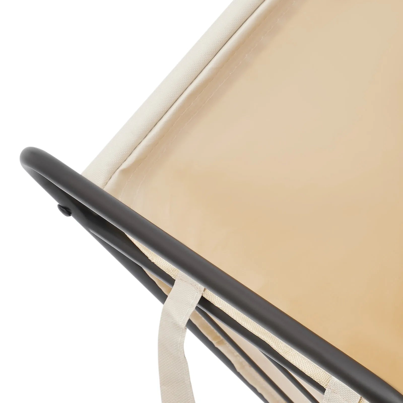 3-Tier Large-Capacity Laundry Storage Rack – Grid Structure Iron Frame with Removable Oxford-Cloth Basket