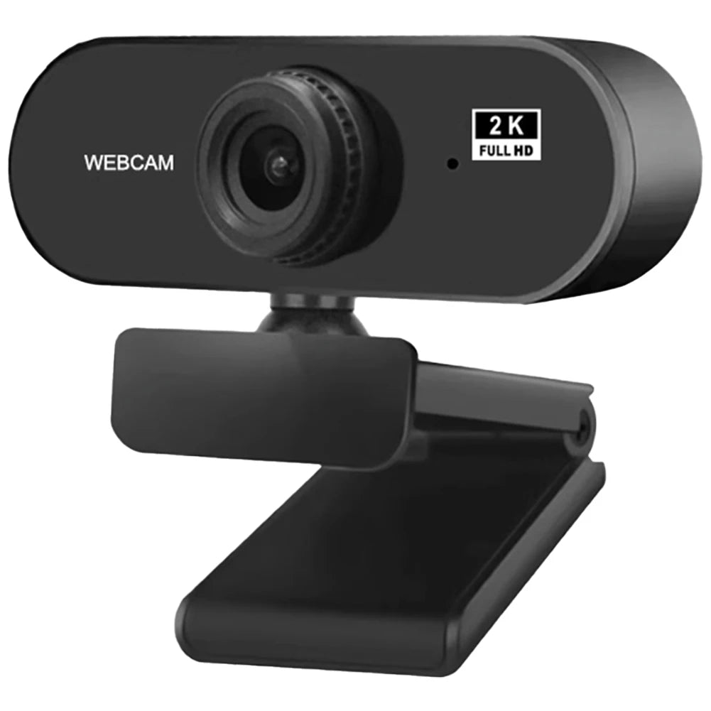 USB HD Webcam – 1080p/2K Autofocus Web Camera with Microphone, Plug & Play for PC, Laptop & Desktop