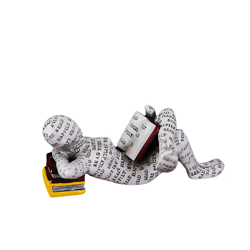 Modern Abstract Yoga Figurine – Resin Meditating Sculpture for Zen Home, Office & Living Room Décor