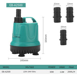 Ultra Quiet Submersible Water Fountain Pump – 40W/60W/90W Aquarium & Fish Pond Pump with Filter, 220V–240V