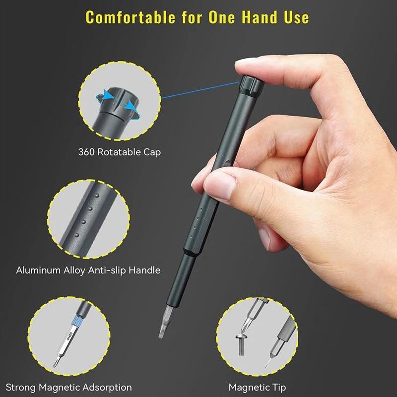 44-in-1 Precision Screwdriver Kit – Magnetic Mini Set for Electronics, Mobile, Laptop & Home Repair