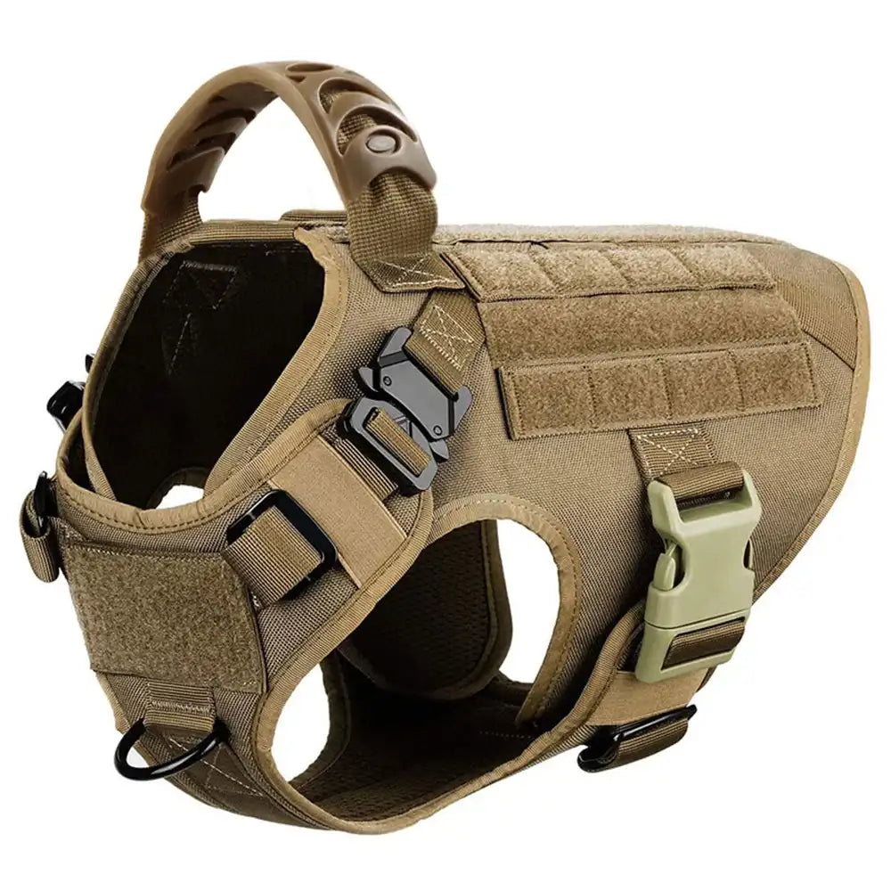 Large Dog Harness & Leash Set – Training & Walking Vest with Collar for German Shepherd, Malinois & Medium/Large Dogs