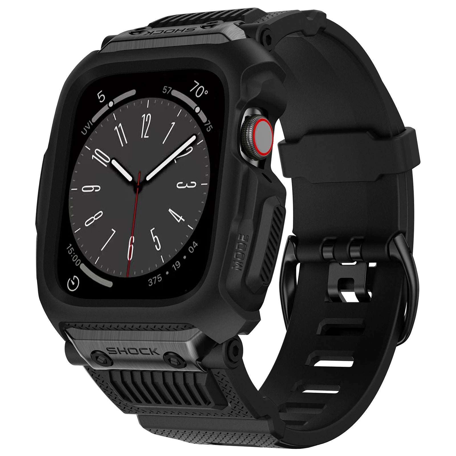 Camouflage Sport Case & Waterproof Strap for Apple Watch (42–45 mm)