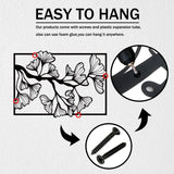 Metal Wall Art with “Get Sh*t Done” Quote – Black & White Motivational Wall Décor for Bedroom, Living Room & Office